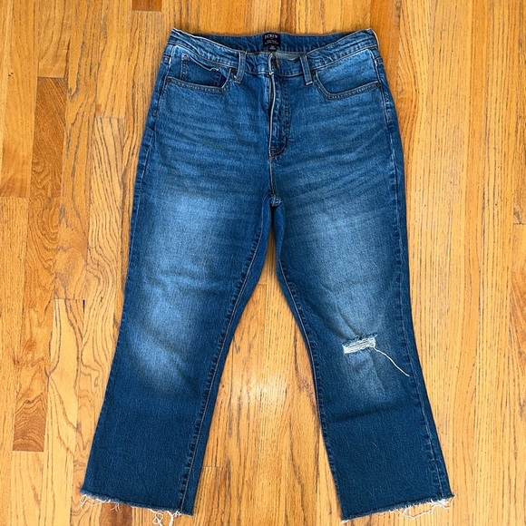 J. Crew Denim - J. Crew Mid-Rise Flare Crop Denim Jeans